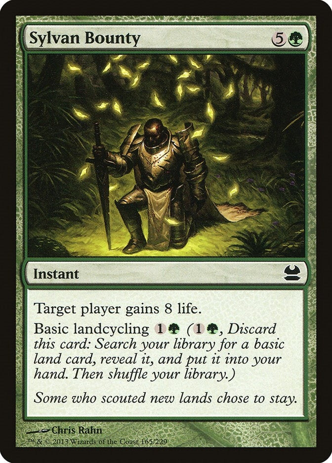 Image for Sylvan Bounty (Modern Masters) (165) - Magic: The Gathering