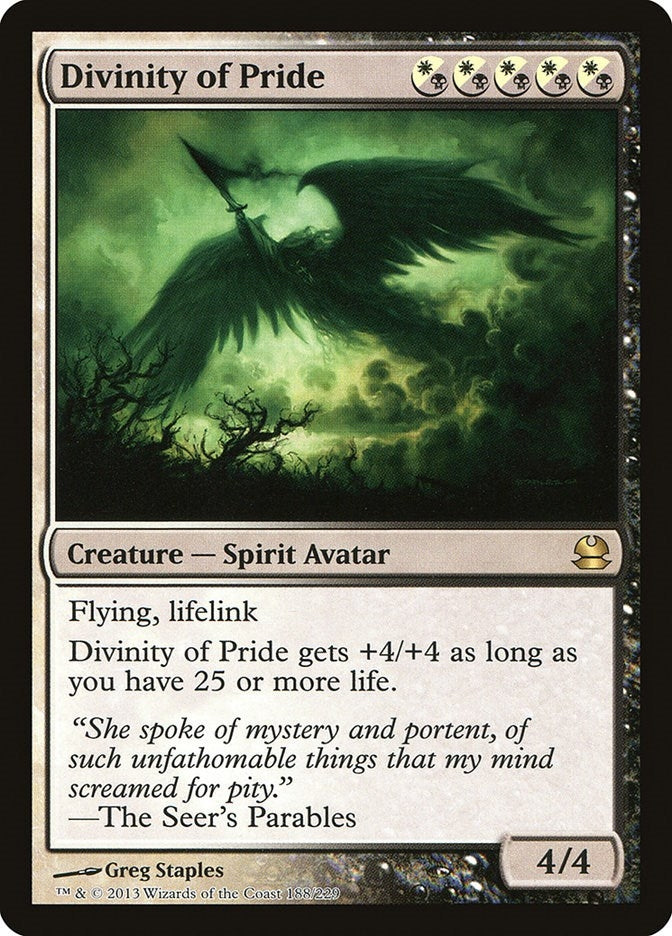 Image for Divinity of Pride (Modern Masters) (188) - Magic: The Gathering