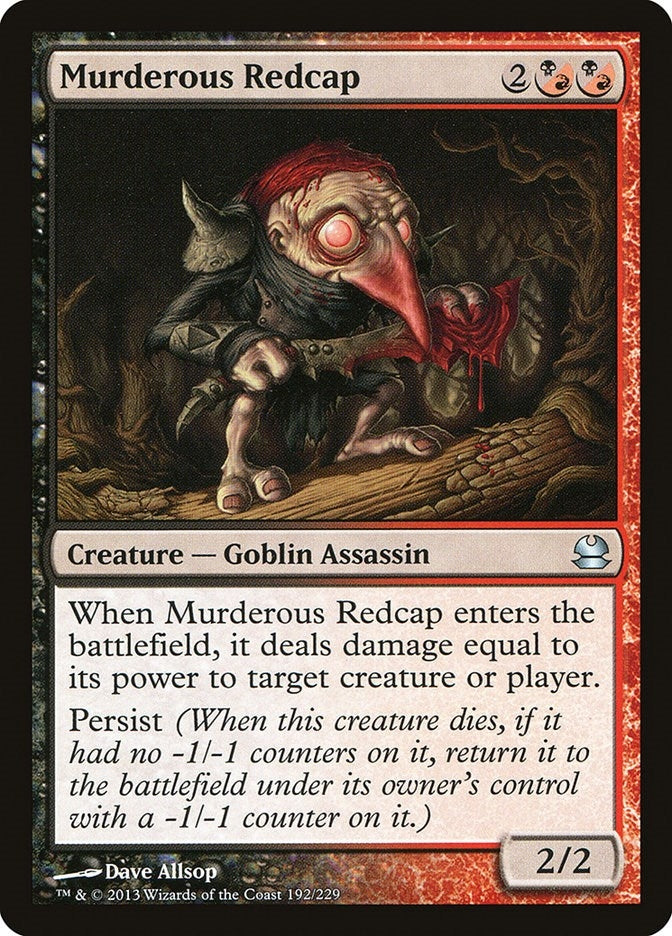 Image for Murderous Redcap (Modern Masters) (192) - Magic: The Gathering