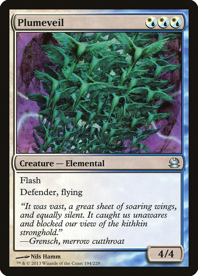 Image for Plumeveil (Modern Masters) (194) - Magic: The Gathering