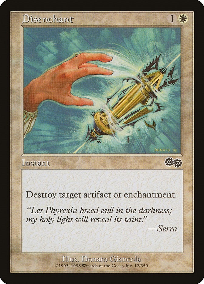 Image for Disenchant (Urza's Saga) (12) - Magic: The Gathering