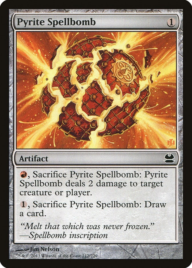 Image for Pyrite Spellbomb (Modern Masters) (212) - Magic: The Gathering