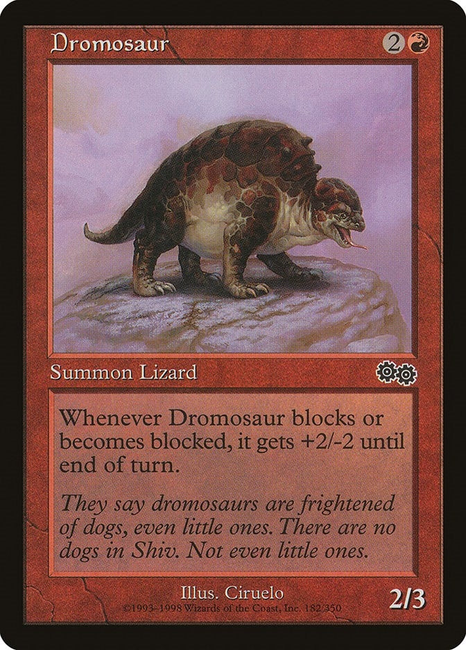 Image for Dromosaur (Urza's Saga) (182) - Magic: The Gathering