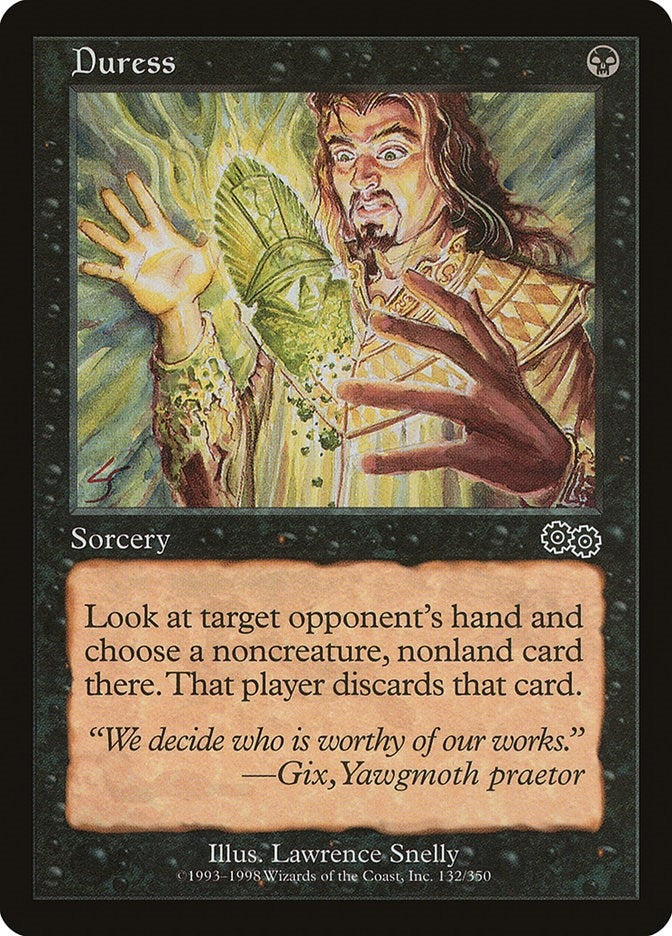 Image for Duress (Urza's Saga) (132) - Magic: The Gathering