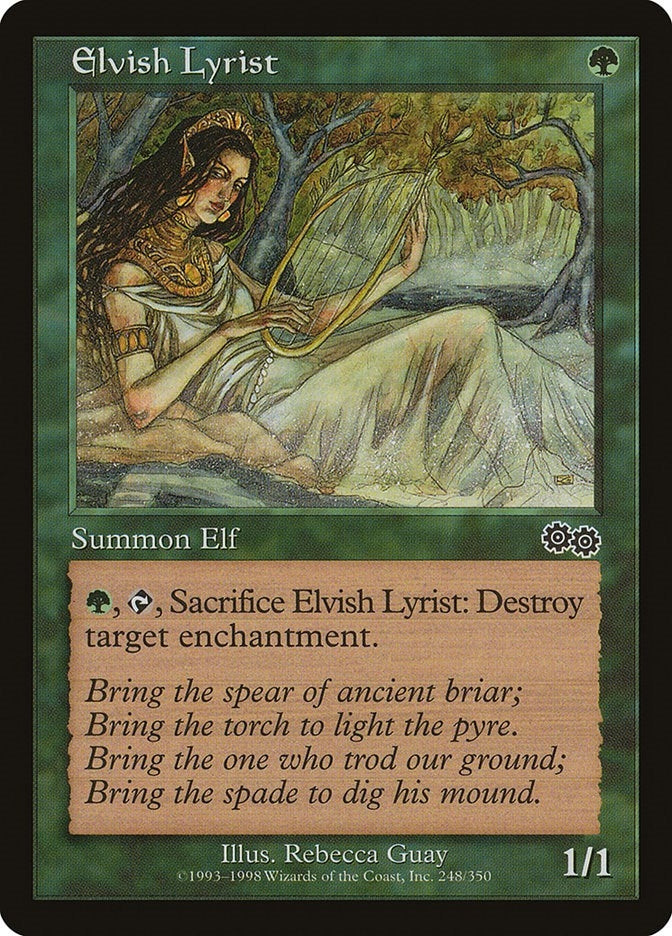 Image for Elvish Lyrist (Urza's Saga) (248) - Magic: The Gathering