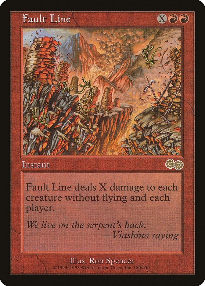 Image for Fault Line (Urza's Saga) (185) - Magic: The Gathering