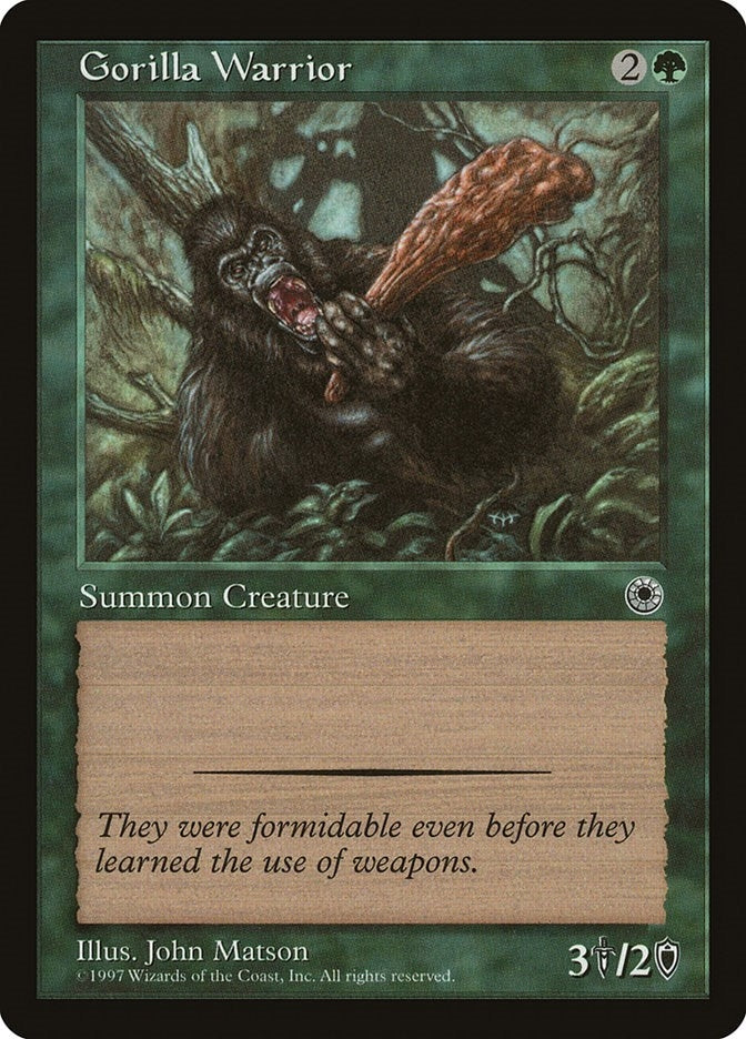 Image for Gorilla Warrior (Portal) - Magic: The Gathering
