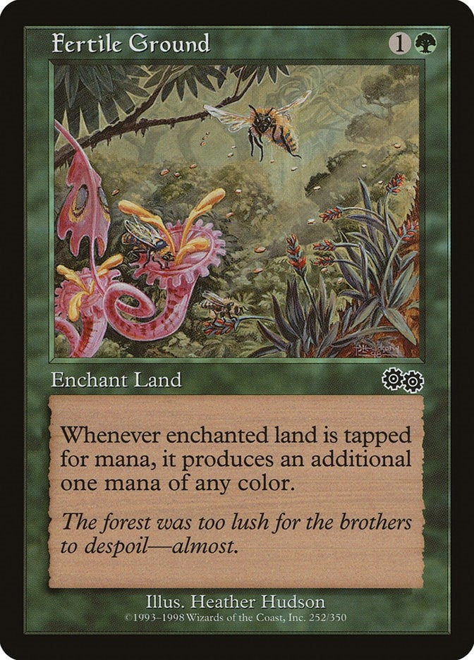Image for Fertile Ground (Urza's Saga) (252) - Magic: The Gathering