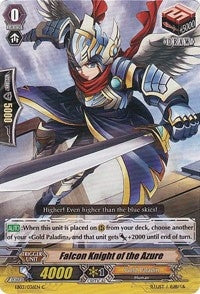 Image for Falcon Knight of the Azure (EB03 - Cavalry of Black Steel) (EB03/036EN) - Cardfight Vanguard