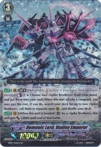 Image for Demonic Lord, Dudley Emperor (EB03 - Cavalry of Black Steel) (EB03/S01EN) - Cardfight Vanguard