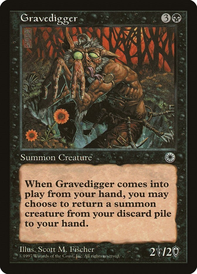 Image for Gravedigger (Portal) - Magic: The Gathering