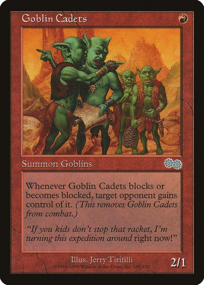 Image for Goblin Cadets (Urza's Saga) (189) - Magic: The Gathering