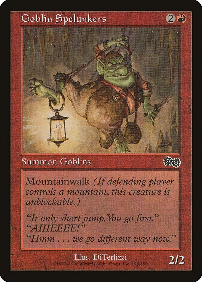 Image for Goblin Spelunkers (Urza's Saga) (195) - Magic: The Gathering