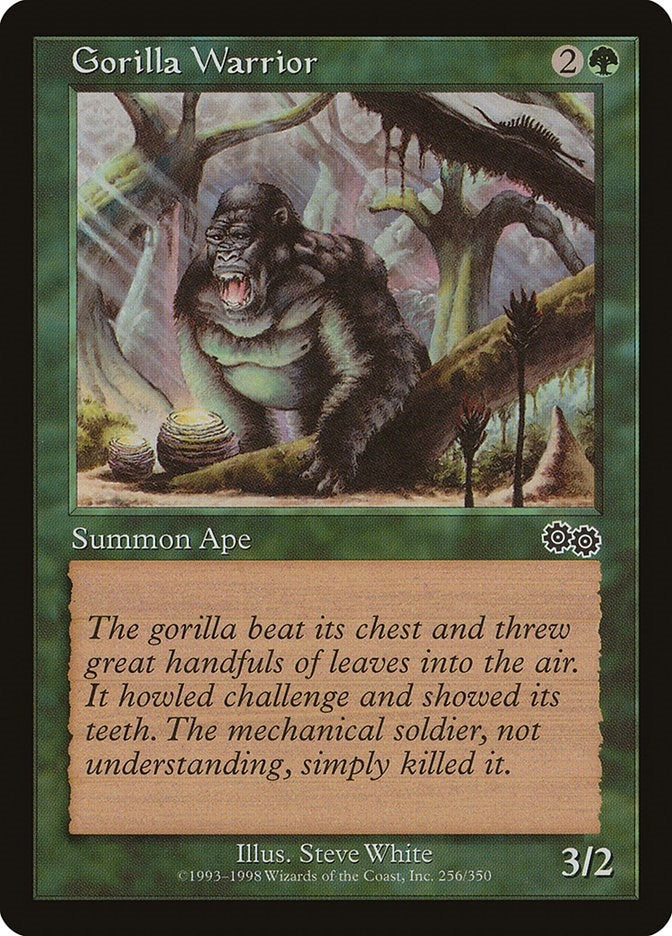 Image for Gorilla Warrior (Urza's Saga) (256) - Magic: The Gathering