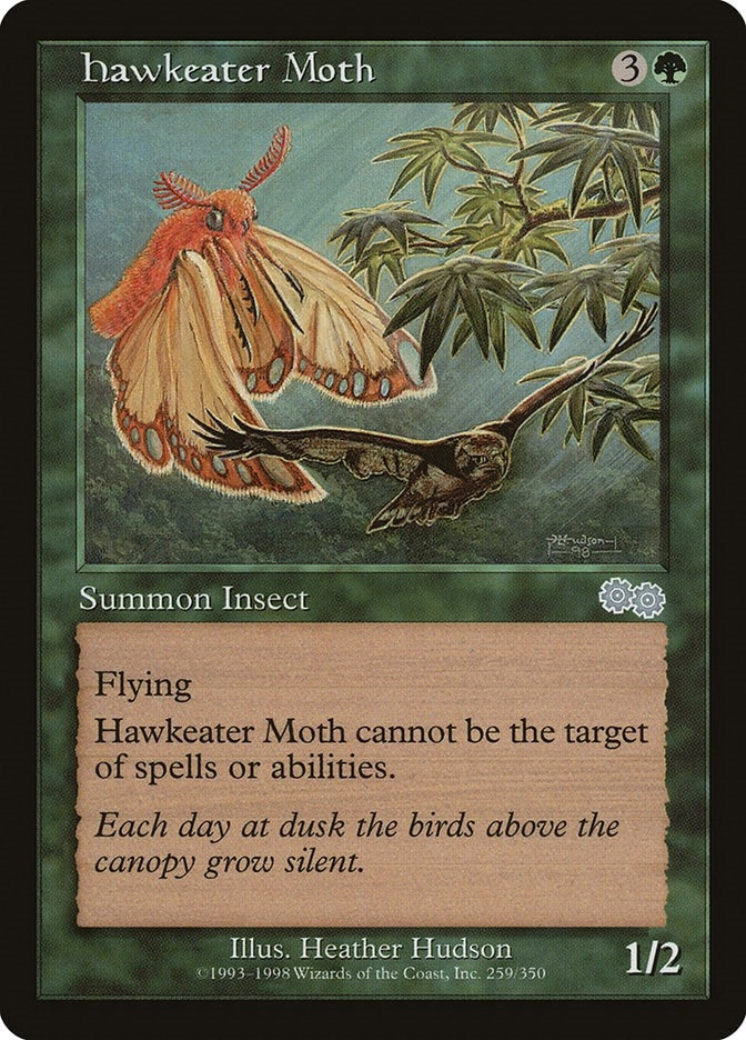 Image for Hawkeater Moth (Urza's Saga) (259) - Magic: The Gathering