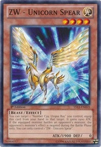 Image for ZW - Unicorn Spear (Super Starter: V for Victory) (YS13-EN018) - YuGiOh
