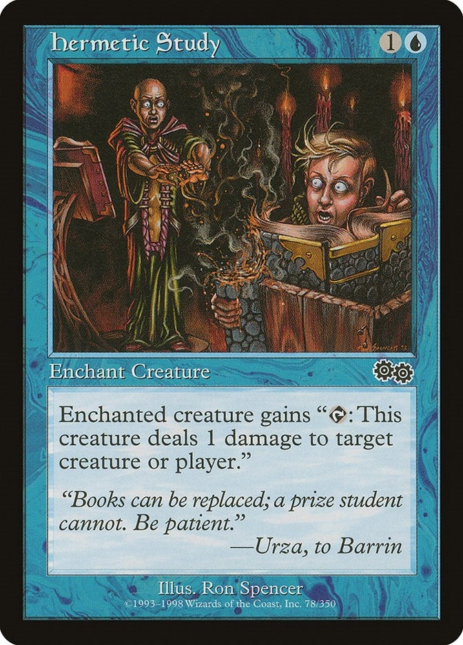 Image for Hermetic Study (Urza's Saga) (78) - Magic: The Gathering
