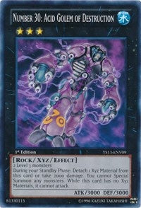 Image for Number 30: Acid Golem of Destruction (Super Starter: V for Victory Power-Up Pack) (YS13-ENV09) - YuGiOh