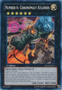 Image for Number 6: Chronomaly Atlandis (Super Starter: V for Victory Power-Up Pack) (YS13-ENV11) - YuGiOh