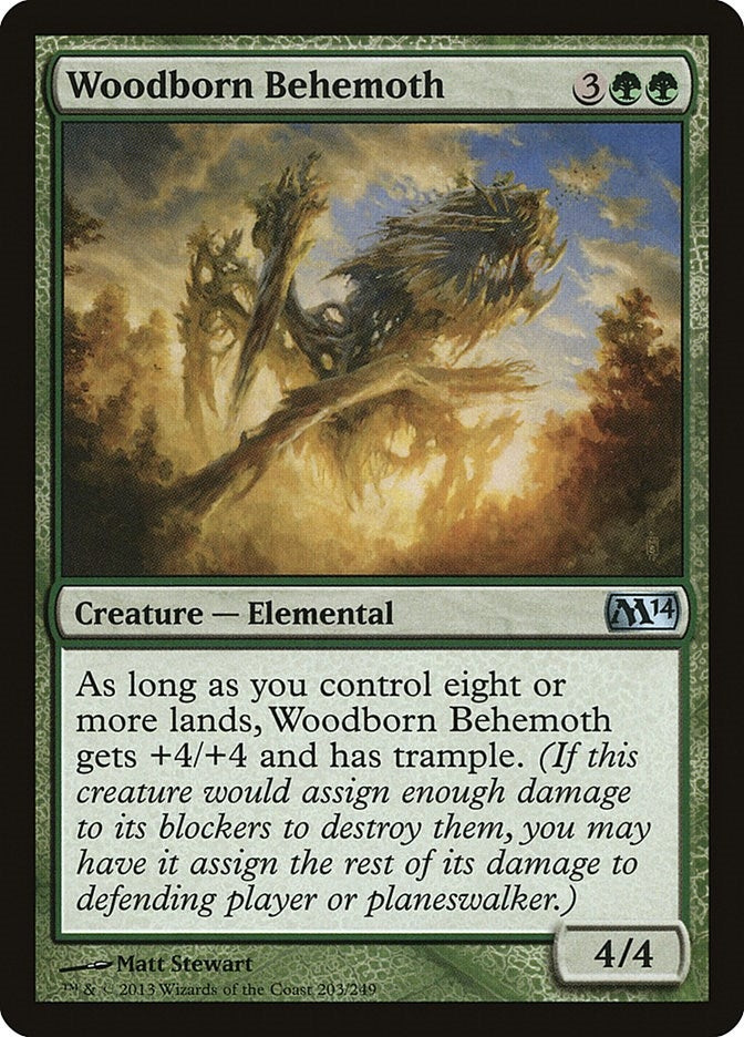 Image for Woodborn Behemoth (Magic 2014 (M14)) (203) - Magic: The Gathering