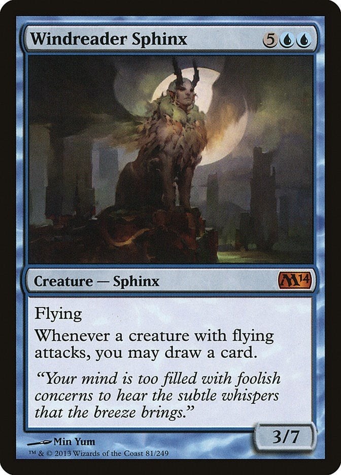 Image for Windreader Sphinx (Magic 2014 (M14)) (81) - Magic: The Gathering