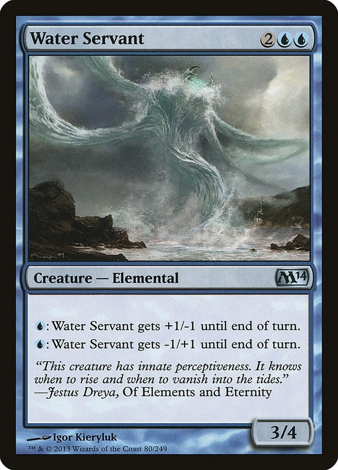 Image for Water Servant (Magic 2014 (M14)) (80) - Magic: The Gathering