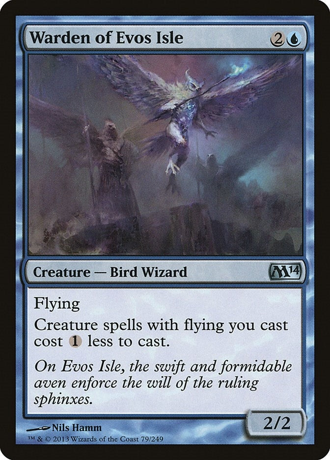 Image for Warden of Evos Isle (Magic 2014 (M14)) (79) - Magic: The Gathering