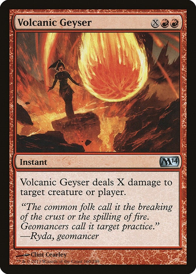 Image for Volcanic Geyser (Magic 2014 (M14)) (160) - Magic: The Gathering