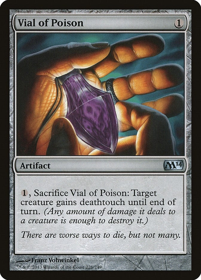 Image for Vial of Poison (Magic 2014 (M14)) (226) - Magic: The Gathering