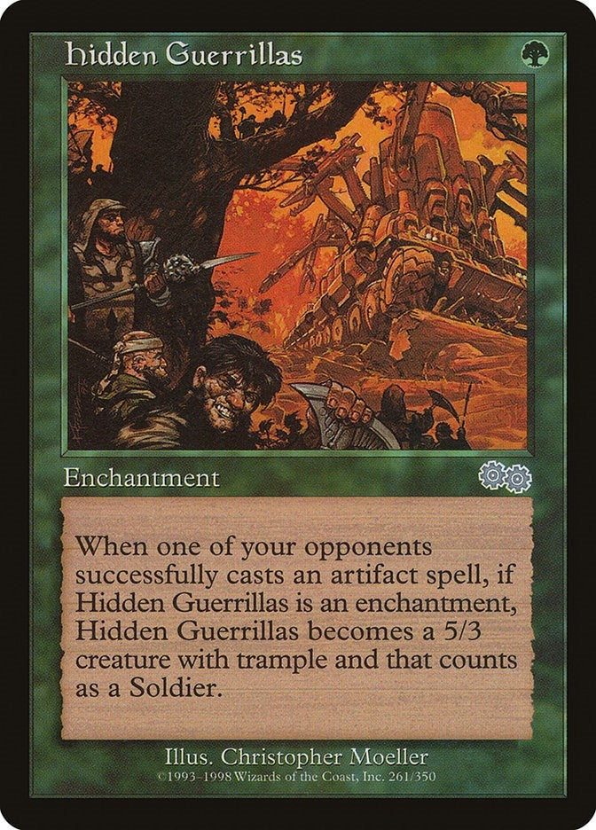 Image for Hidden Guerrillas (Urza's Saga) (261) - Magic: The Gathering