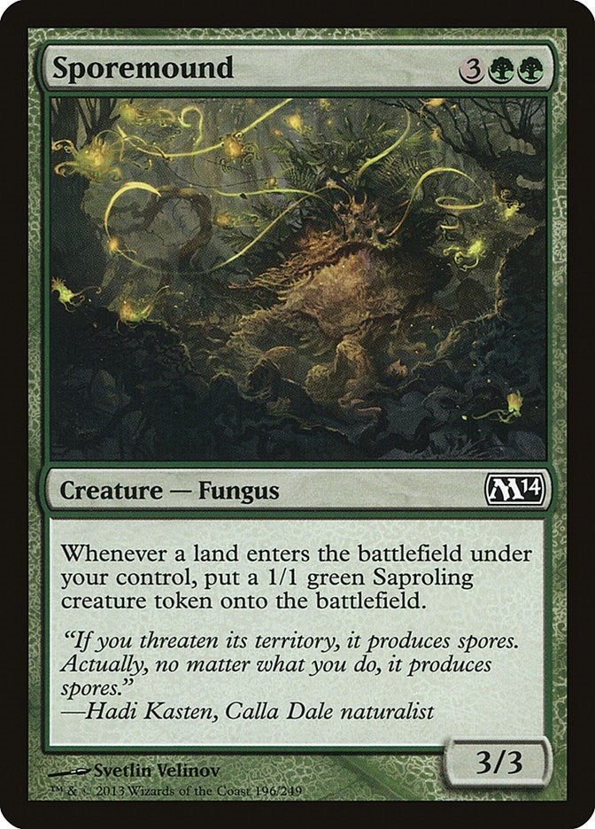 Image for Sporemound (Magic 2014 (M14)) (196) - Magic: The Gathering