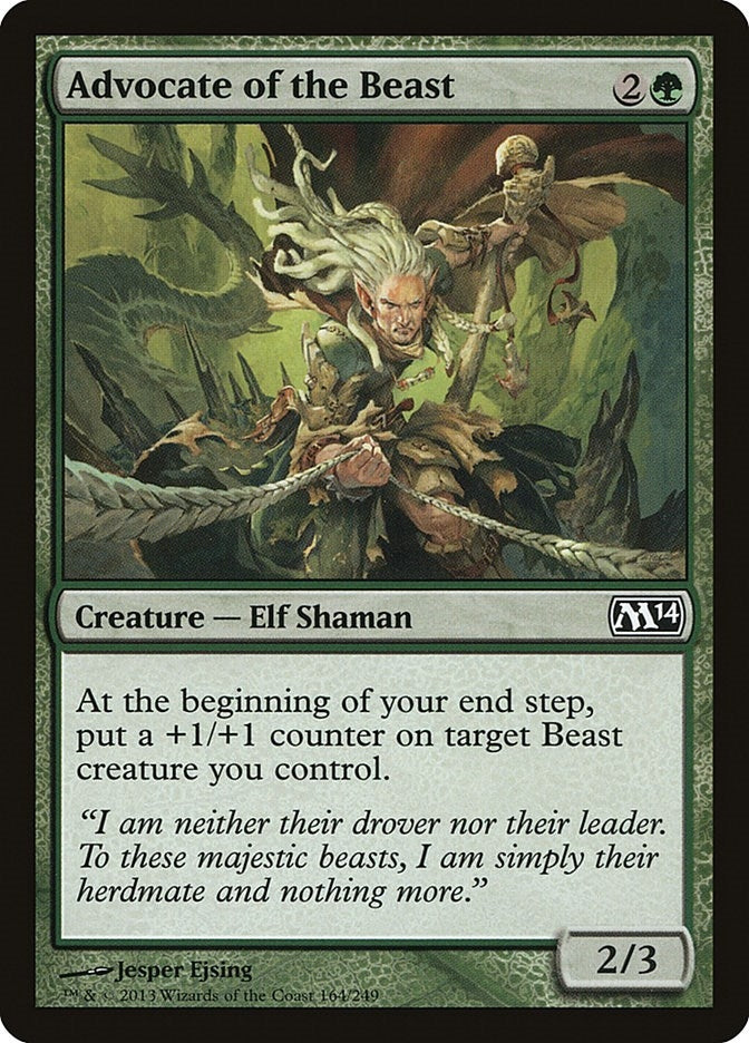 Image for Advocate of the Beast (Magic 2014 (M14)) (164) - Magic: The Gathering