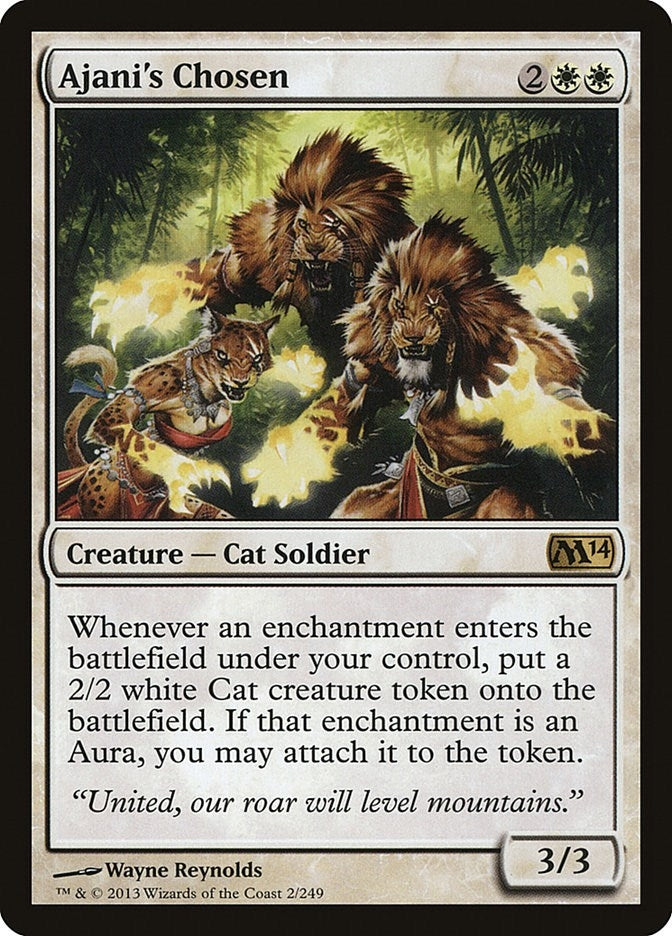 Image for Ajani's Chosen (Magic 2014 (M14)) (2) - Magic: The Gathering