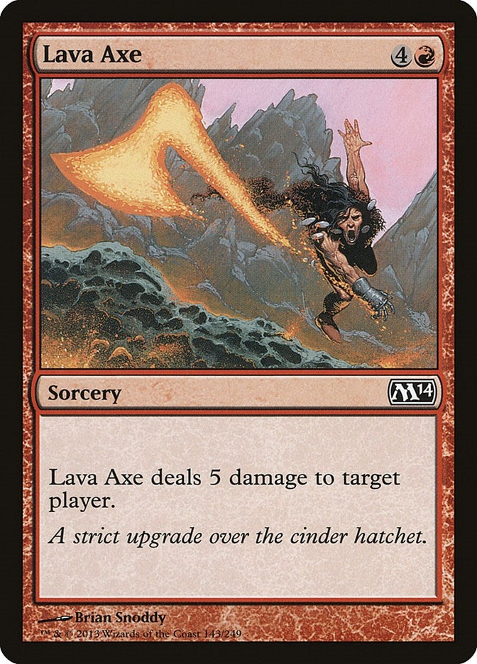 Image for Lava Axe (Magic 2014 (M14)) (143) - Magic: The Gathering