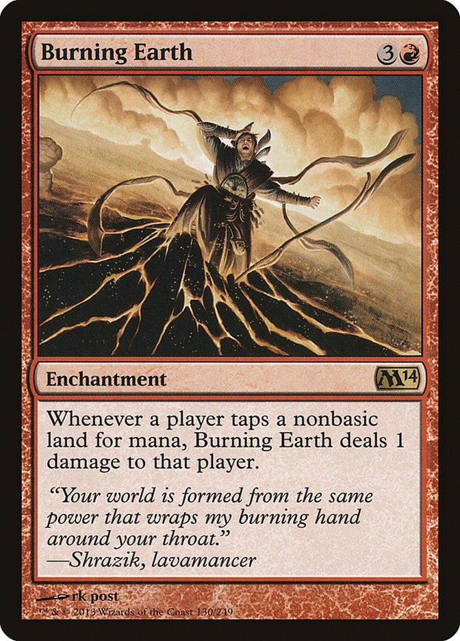 Image for Burning Earth (Magic 2014 (M14)) (130) - Magic: The Gathering