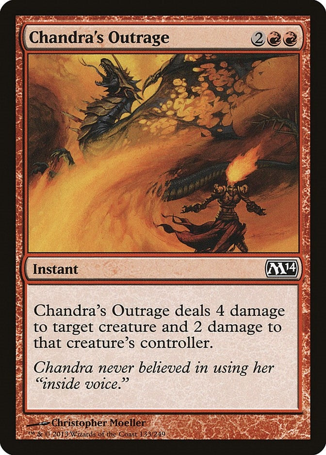 Image for Chandra's Outrage (Magic 2014 (M14)) (133) - Magic: The Gathering