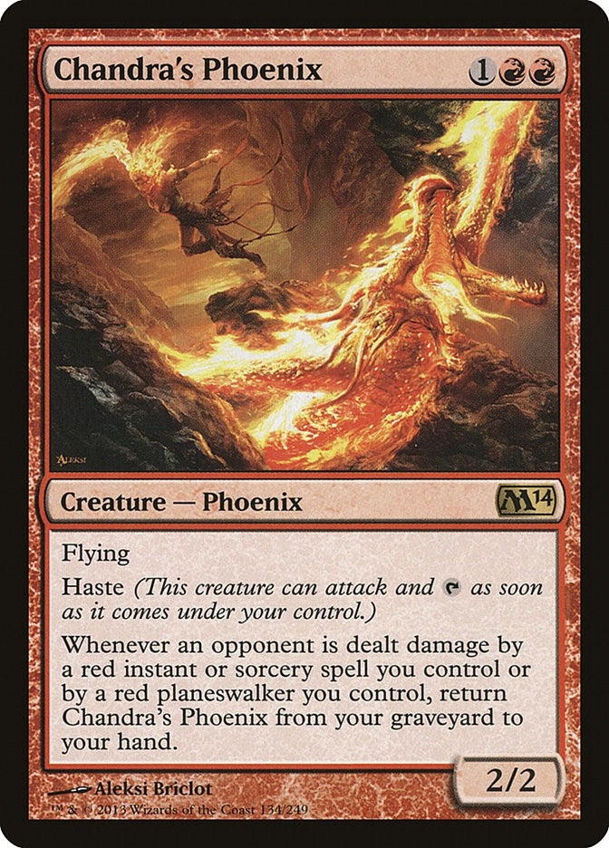 Image for Chandra's Phoenix (Magic 2014 (M14)) (134) - Magic: The Gathering