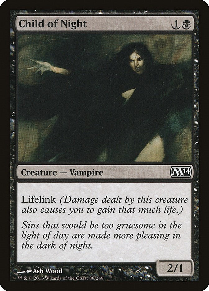 Image for Child of Night (Magic 2014 (M14)) (89) - Magic: The Gathering