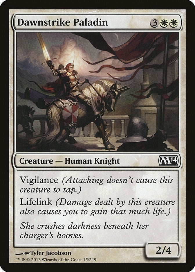 Image for Dawnstrike Paladin (Magic 2014 (M14)) (15) - Magic: The Gathering