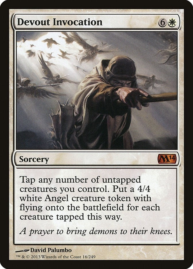 Image for Devout Invocation (Magic 2014 (M14)) (16) - Magic: The Gathering