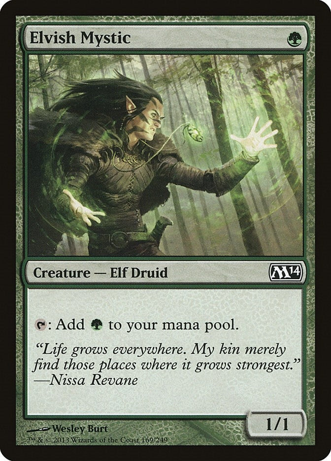 Image for Elvish Mystic (Magic 2014 (M14)) (169) - Magic: The Gathering
