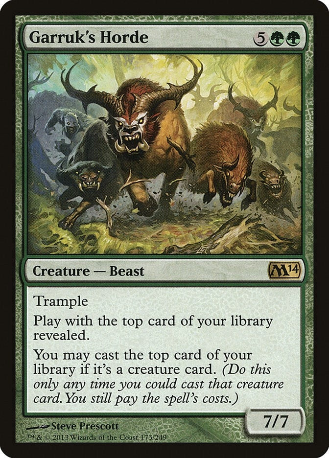 Image for Garruk's Horde (Magic 2014 (M14)) (173) - Magic: The Gathering