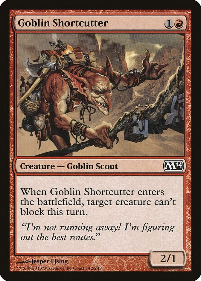 Image for Goblin Shortcutter (Magic 2014 (M14)) (142) - Magic: The Gathering
