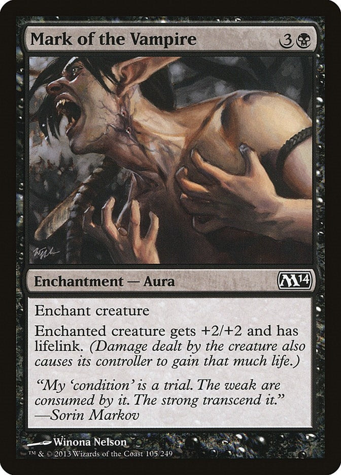 Image for Mark of the Vampire (Magic 2014 (M14)) (105) - Magic: The Gathering