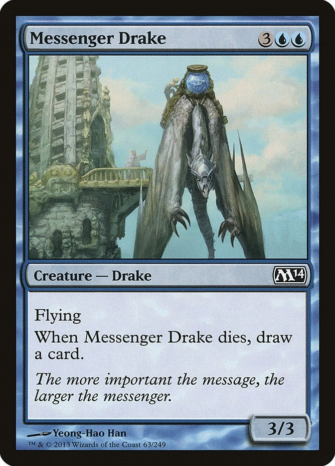 Image for Messenger Drake (Magic 2014 (M14)) (63) - Magic: The Gathering