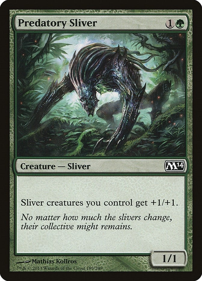 Image for Predatory Sliver (Magic 2014 (M14)) (189) - Magic: The Gathering