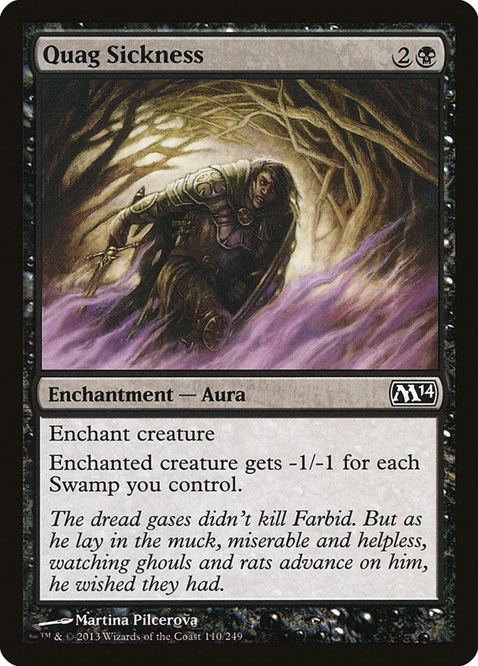Image for Quag Sickness (Magic 2014 (M14)) (110) - Magic: The Gathering