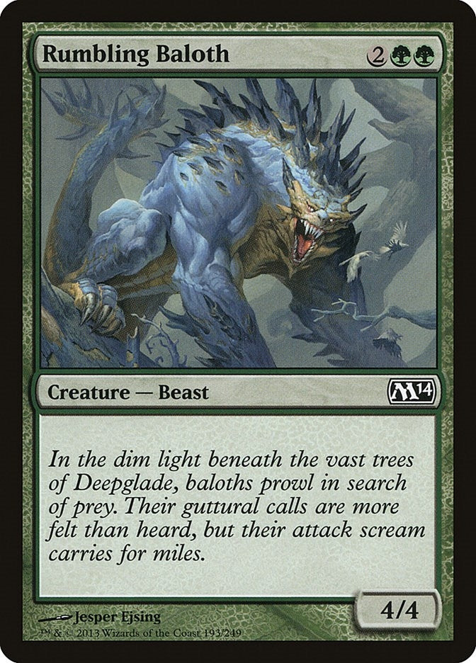 Image for Rumbling Baloth (Magic 2014 (M14)) (193) - Magic: The Gathering