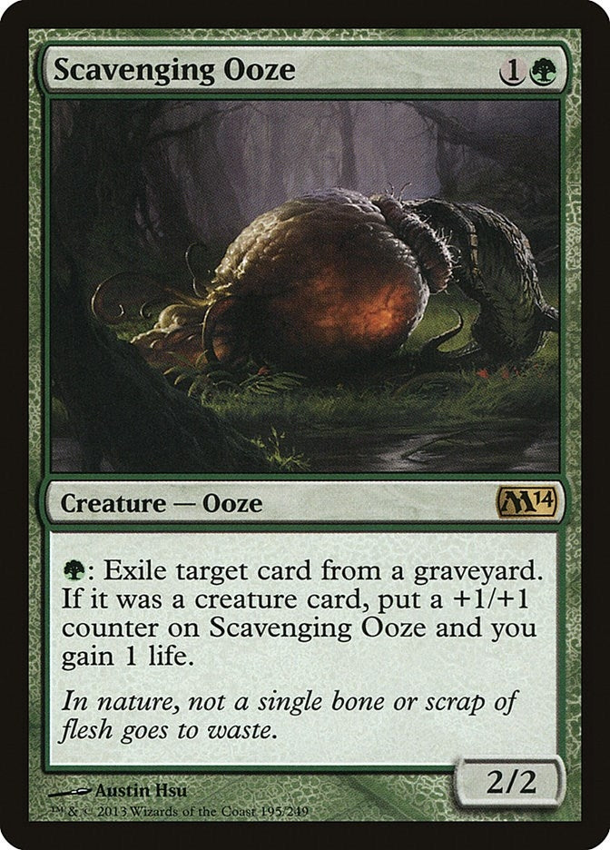 Image for Scavenging Ooze (Magic 2014 (M14)) (195) - Magic: The Gathering