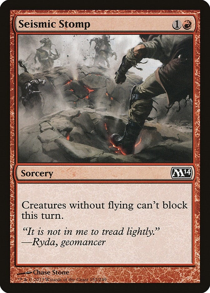 Image for Seismic Stomp (Magic 2014 (M14)) (152) - Magic: The Gathering